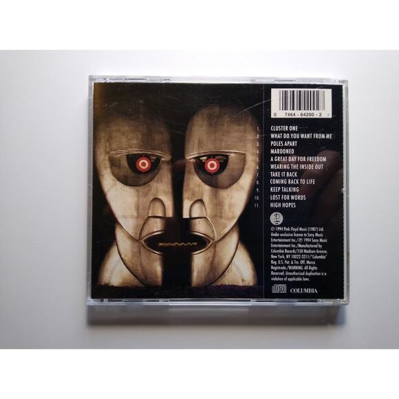 PINK FLOYD The Division Bell CD 1994 COLUMBIA CK 64200 Progressive Rock Music - Picture 3 of 3